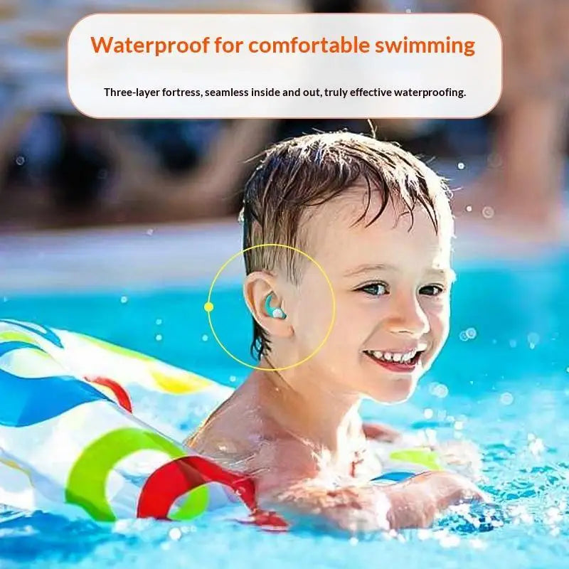 Kids Waterproof Noise Reduction Earplugs – Soft Silicone Kids Earplugs Babs