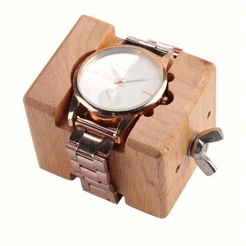 Wooden Watch Case Holder Vise Clamp – Watch Repair Tool Watch Repair Tool Babs