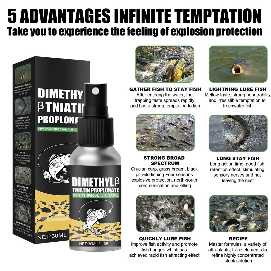 30ml Fish Attractant Spray – Natural Scent for Freshwater & Sea Fish Attractant Spray Babs
