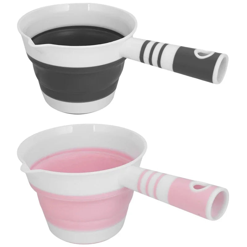 2-Pack Foldable Water Scoop Ladle – Kitchen & Bathroom Space Saver Foldable Water Scoop Babs