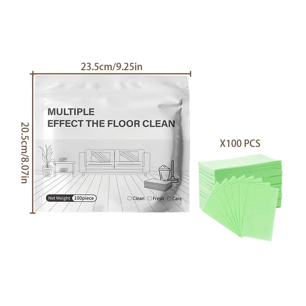 100pcs Floor Cleaning Tablets – Streak-Free Deep Clean Floor Cleaning Tablets Babs Green