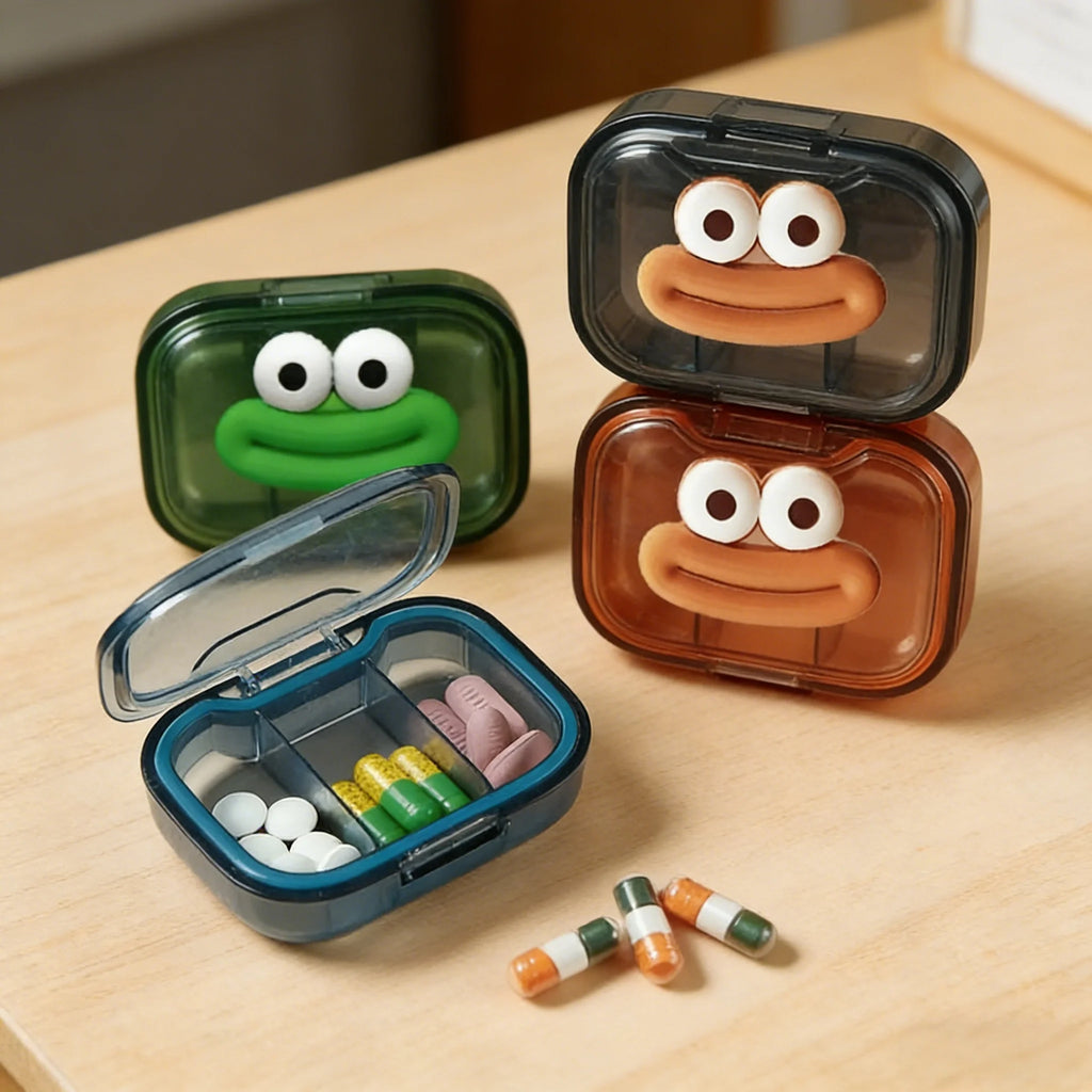 Clear 3-Compartment Plastic Storage Box with Lid | Organizer Compartment Storage Box Babs