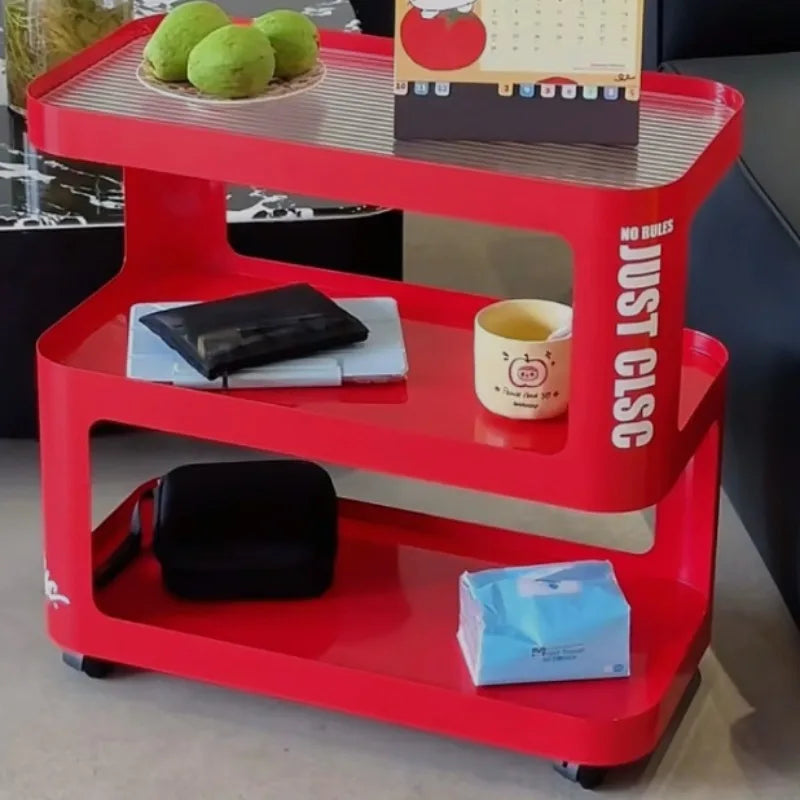Modern Moroccan Nightstand with Wheels & 3 Drawers | Bedside Table Bedroom Nightstand Babs