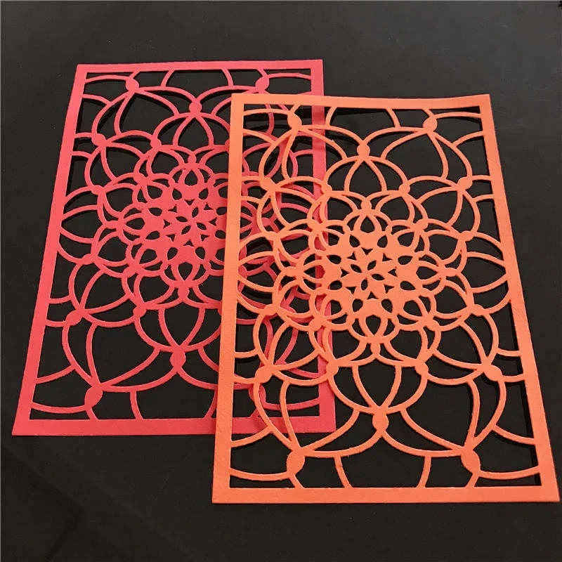 DIY Square Border Metal Cutting Dies for Scrapbooking & Paper Art Metal Cutting Dies Babs