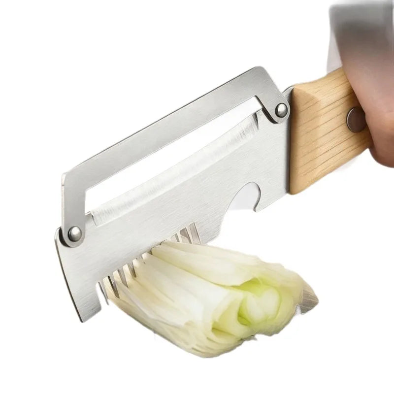 Wooden Handle Stainless Steel Peeler, Slicer & Shredder Vegetable Peeler Shredder Babs