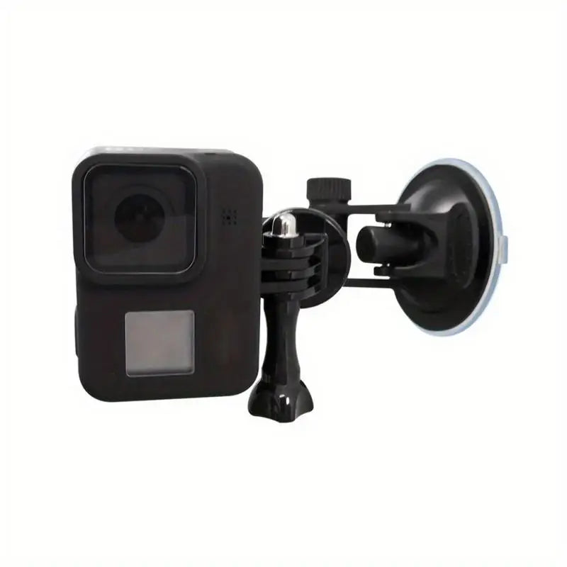 Suction Cup Car Mount for GoPro Hero Action Camera | 180° Action Camera Mount Babs Black