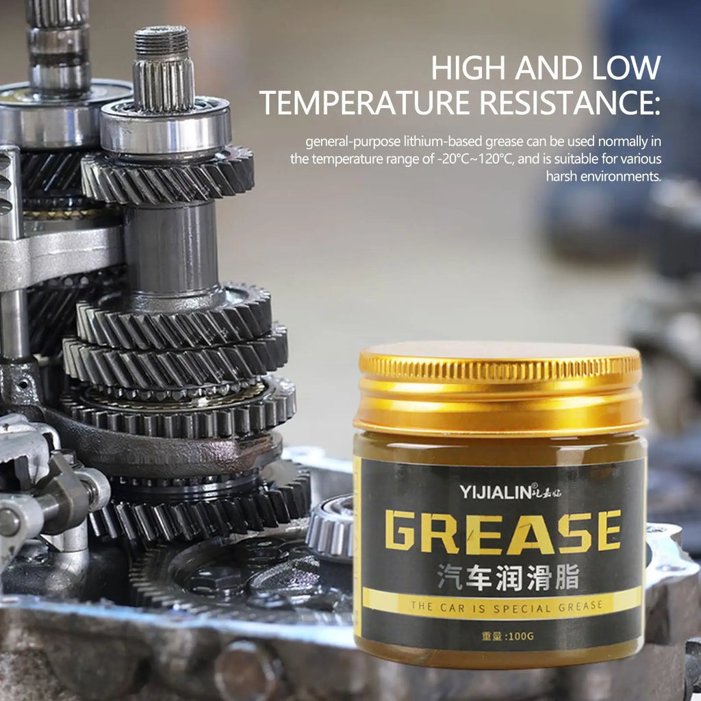100g High-Temp Wheel Bearing Grease | Waterproof Lithium Lube Automotive Grease Babs