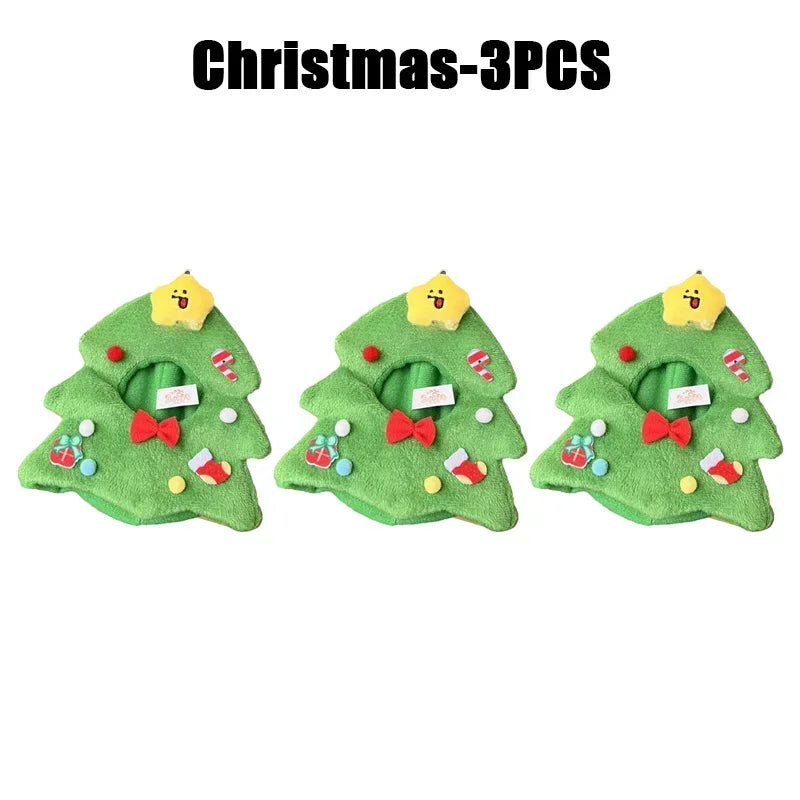 Plush Animal Hood Keychain DIY Craft Kit – Holiday Gift DIY Plush Craft Kit Babs Christmas-3PCS
