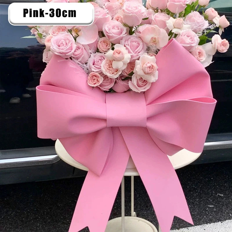 DIY Giant Bow Wall Decoration Kit – Wedding, Birthday & Christmas DIY Party Decoration Babs Pink 30cm 5PCS