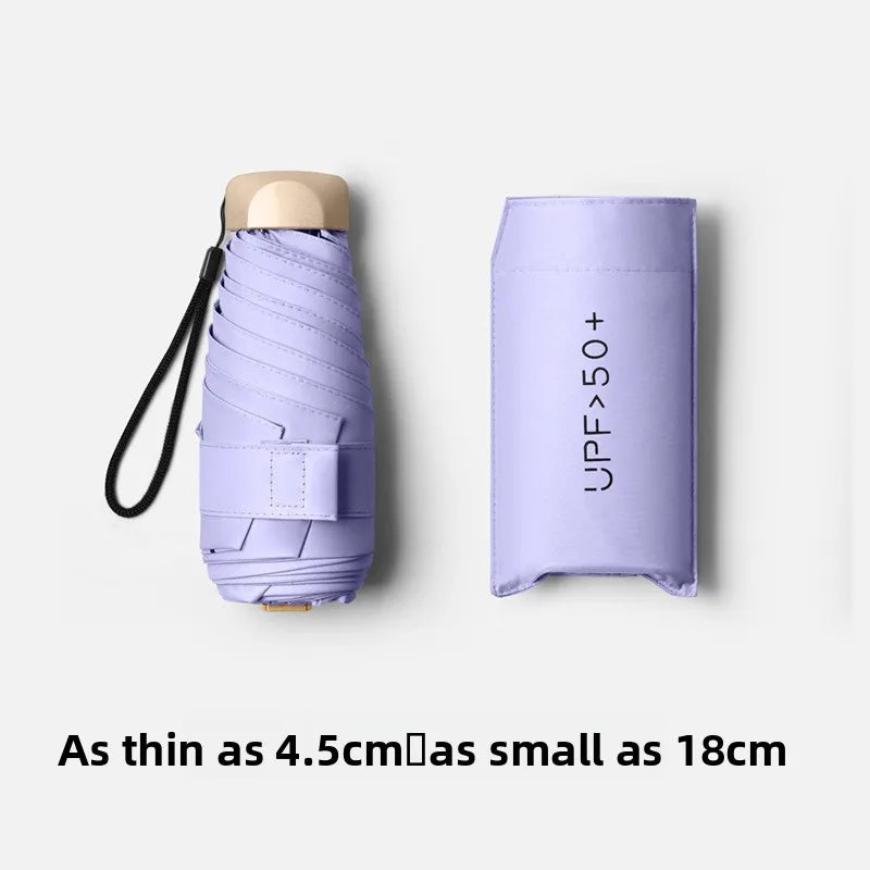 Mini Compact UV Protection Travel Umbrella – 5 & 7 Fold Compact Travel Umbrella Babs