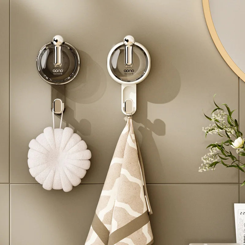 Heavy-Duty Suction Cup Hooks – No-Drill Bathroom Wall Hanger Suction Cup Hook Babs