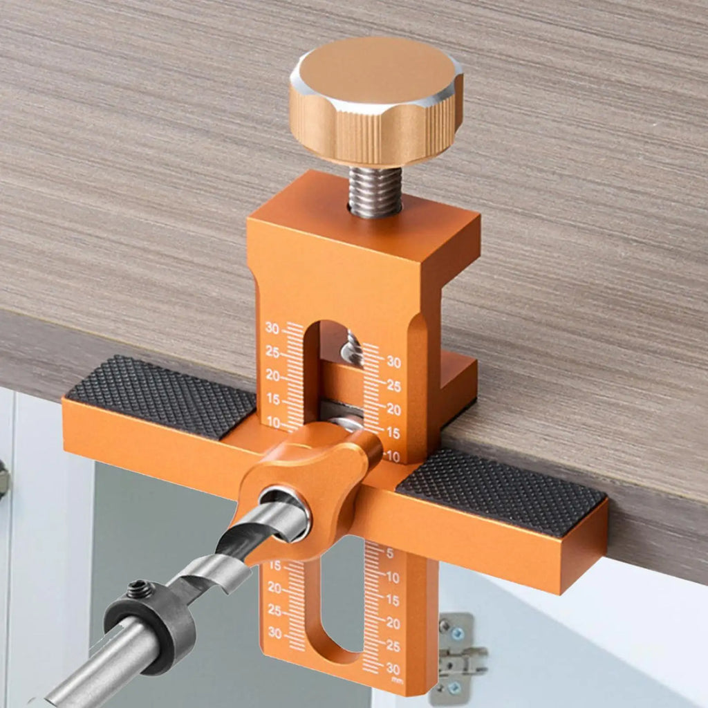 Cabinet Door Mounting Jig – Adjustable Aluminum Positioner Woodworking Jig Tool Babs