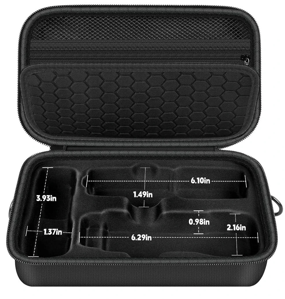 Paiyule Hard Case for DJI Osmo Pocket 3 Creator Combo Camera Carry Case Babs black