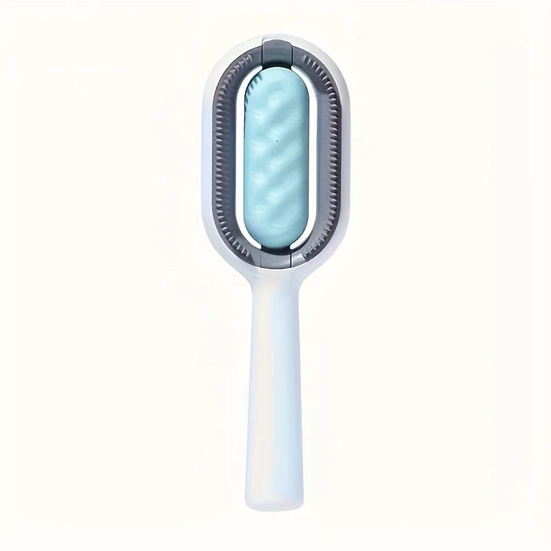 Double-Sided Pet Grooming Comb with Water Tank | Cat & Dog Pet Grooming Comb Babs blue