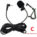 Bluetooth Car Mic 2.5mm & 3.5mm – GPS DVD Radio Microphone Car Microphone Babs C