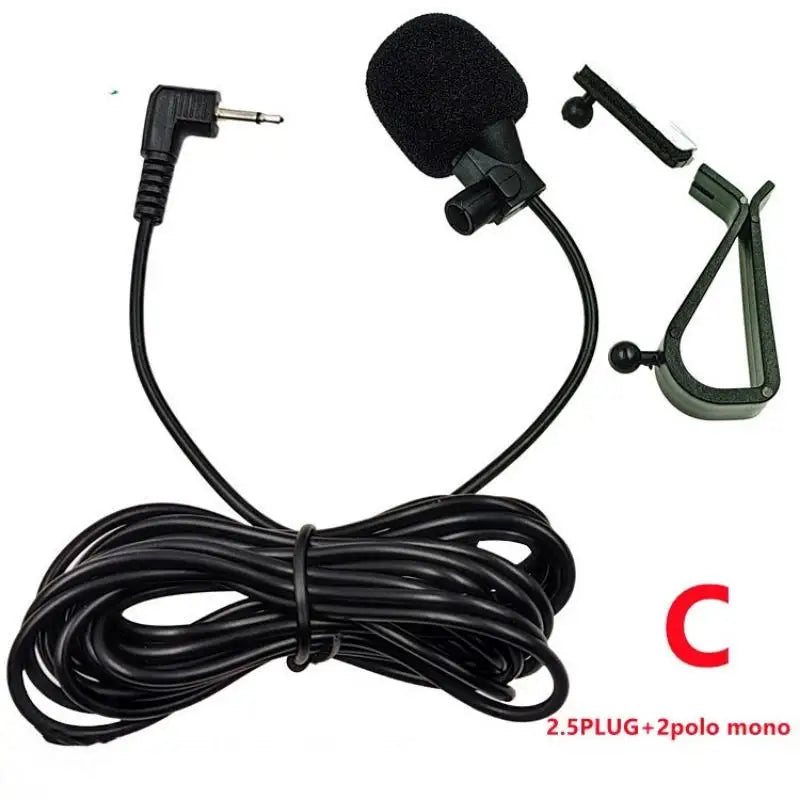 Bluetooth Car Mic 2.5mm & 3.5mm – GPS DVD Radio Microphone Car Microphone Babs C