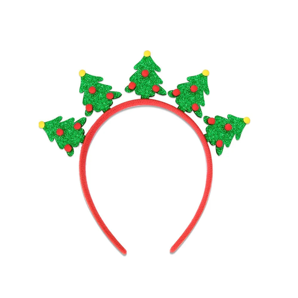 Cute Christmas Headbands – Elf, Reindeer & Tree Styles Holiday Hair Headband Babs Style 5
