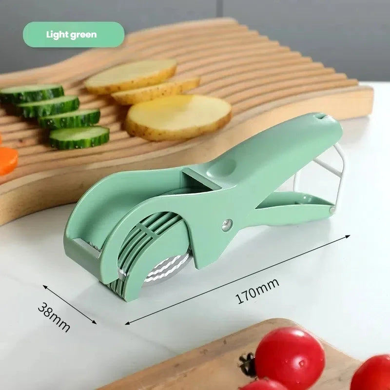 Stainless Steel Vegetable & Fruit Slicer | Kitchen Slicing Tool Vegetable Slicer Babs