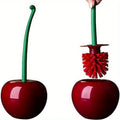 Toilet Brush with Base | Thick Bristles for Deep Cleaning Toilet Brush Set Babs red
