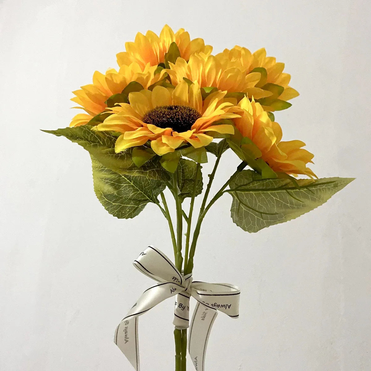 6 Pcs Silk Artificial Sunflowers – Wedding & Home Décor Artificial Silk Flowers Babs