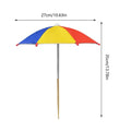 Mini Plant Umbrella UV Shade Cover for Outdoor Garden & Patio Garden Shade Umbrella Babs Colorful