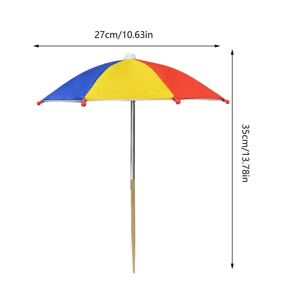 Mini Plant Umbrella UV Shade Cover for Outdoor Garden & Patio Garden Shade Umbrella Babs Colorful