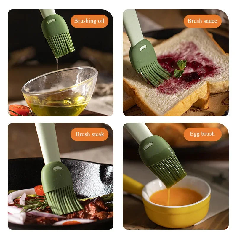 Silicone BBQ Basting Brush – Heat-Resistant Oil & Sauce Brush Silicone Basting Brush Babs