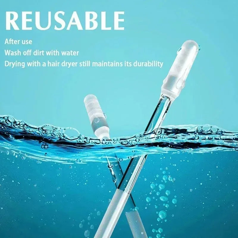 24pcs Sticky Ear Wax Removal Spoons & Swabs Kit Ear Cleaning Kit Babs