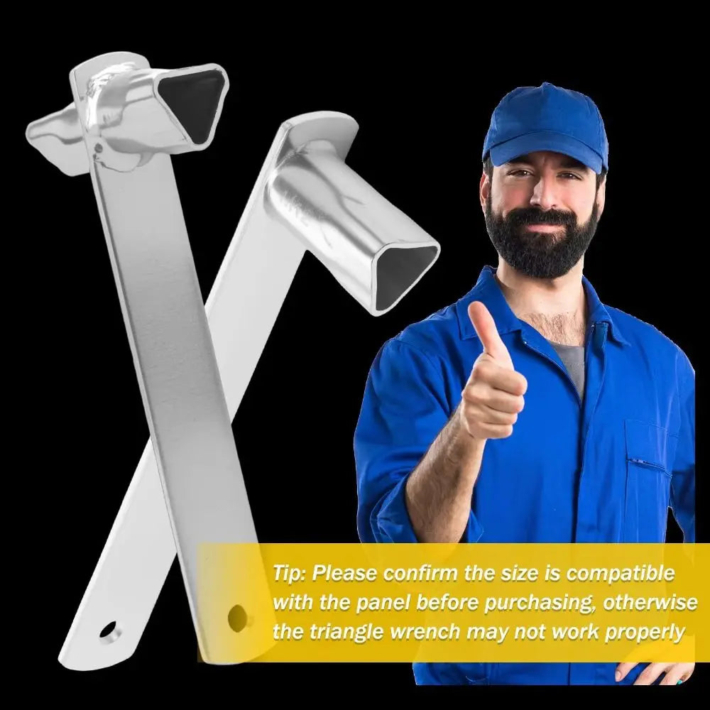 Double-Head Bollard Wrench | Anti-Slip Alloy Column Key Tool Bollard Column Wrench Babs