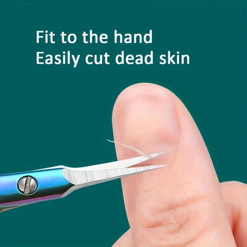 Stainless Steel Cuticle Scissors & Dead Skin Trimmer Tool Cuticle Scissors Babs