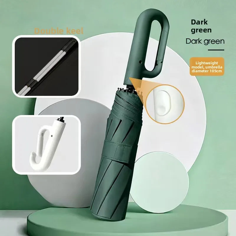 Automatic Folding Umbrella Windproof Waterproof – 60 Pack Folding Rain Umbrella Babs full-fiber 10K green