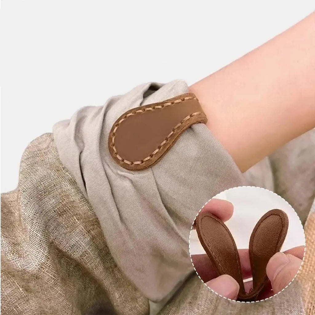 Magnetic Sleeve & Cuff Clips – No-Sew PU Leather, Set of 2 Magnetic Cuff Clips Babs