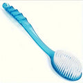 Ergonomic Long-Handle Bath Brush – Back Scrubbing & Massage Bath Body Brush Babs Blue