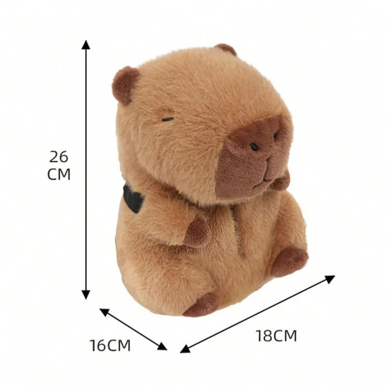 Capybara Plush Car Tissue Box Cover & Armrest Organizer Car Tissue Holder Babs