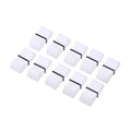 10-Pack Ribbed Fader Knob Caps for Mixer & Audio Desks Mixer Knob Caps Babs White