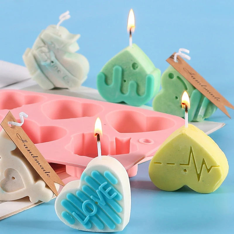 Heart Silicone Mold – Chocolate, Candy, Ice & Fondant Silicone Baking Mold Babs