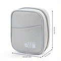 Digital Accessory Storage Bag – Cable & Charger Organizer Digital Accessory Organizer Babs GRAY
