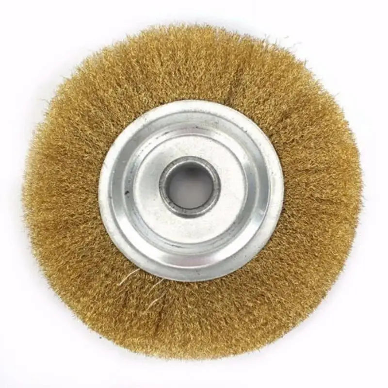 5-Inch 125mm Copper Wire Brush Wheel for Bench Grinder Wire Brush Wheel Babs