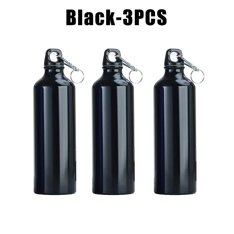 Lightweight Aluminum Bike Water Bottle – Leakproof & BPA-Free Sports Water Bottle Babs 500ml Black 3PCS