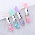 Lipstick Shape Quicksand Gel Pen – Fun Student Gift & Stationery Novelty Gel Pen Babs set