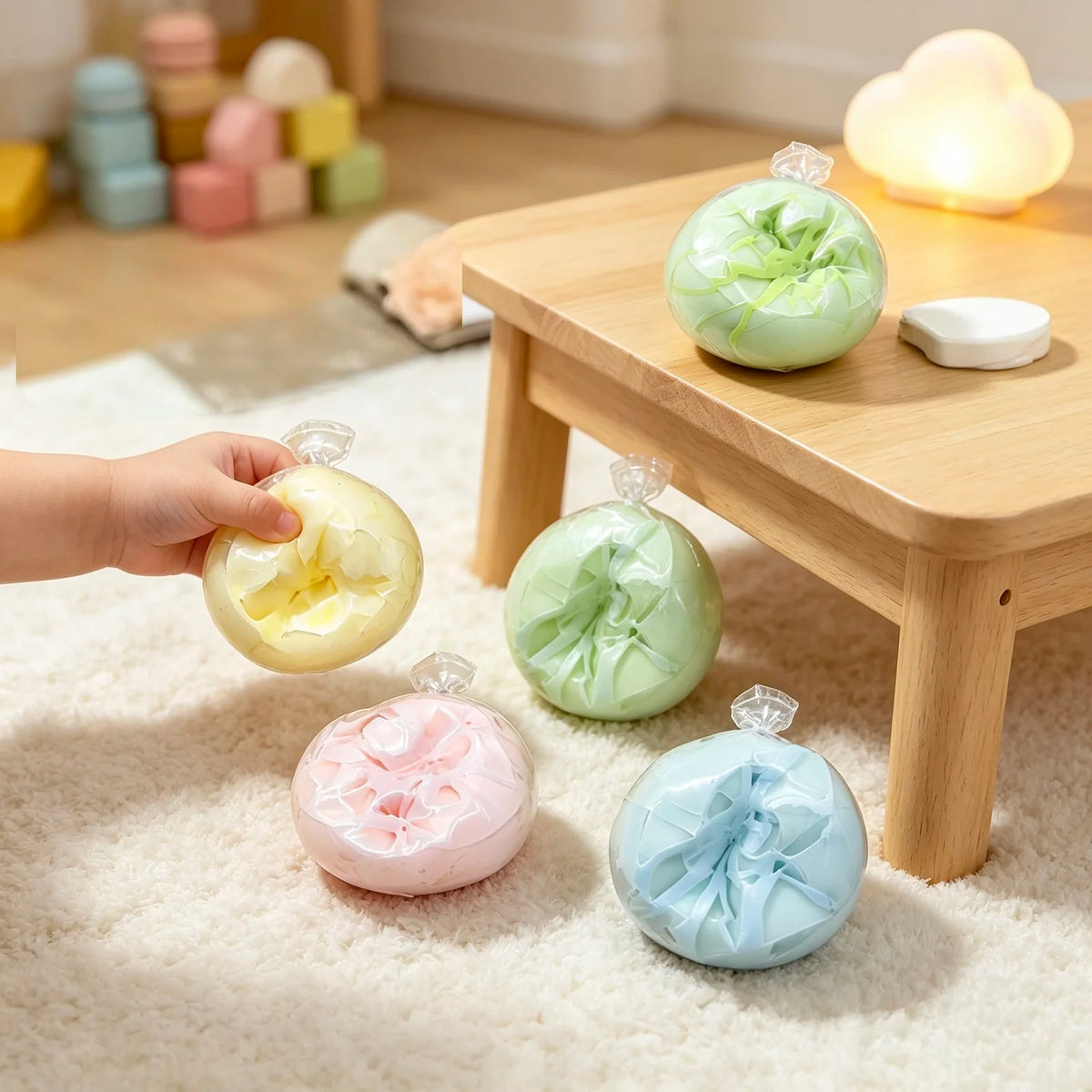 Squishy Macaron Fidget Ball – Sensory Toy for Kids & Adults Sensory Fidget Toy Babs F One Size