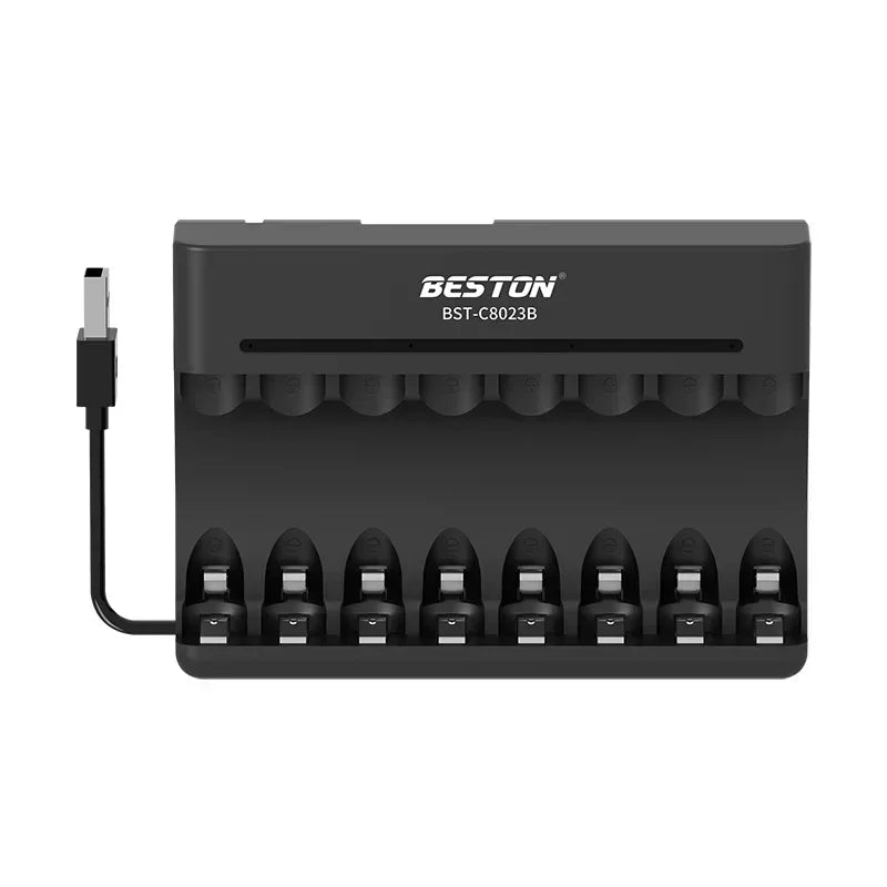 Alasicka 2/4/8 Slot USB AA AAA Ni-MH Smart Battery Charger Battery Charger Babs 8 slot