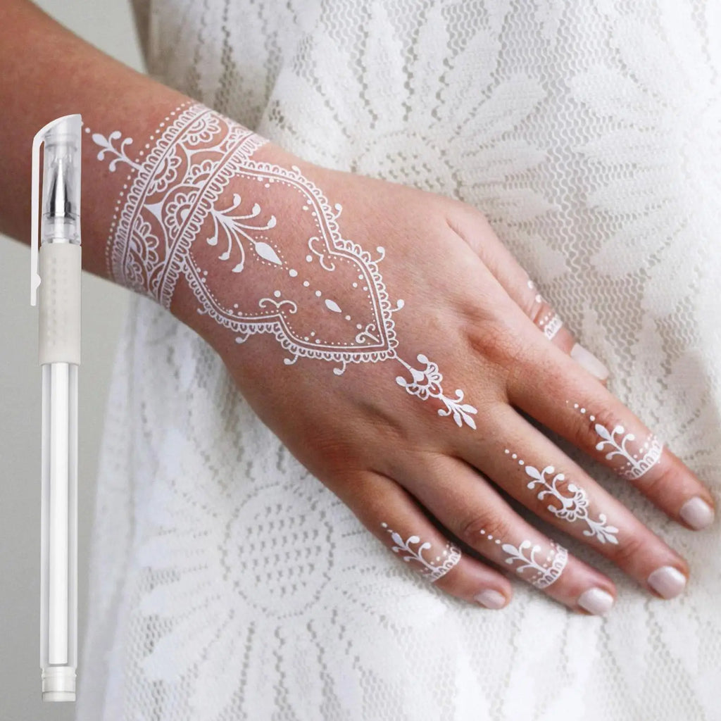 White Skin Tattoo Marker Pencil | Microblading & Lip PMU Tool Skin Marker Pen Babs
