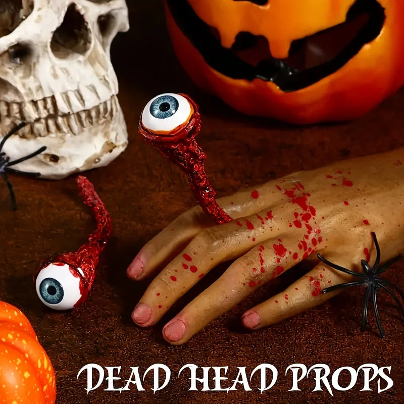 Latex Artificial Eyeball Halloween Prank Props – 2 Colors Halloween Prank Props Babs