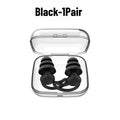Soft Silicone Earplugs – Noise Reduction & Swimming Silicone Earplugs Babs Black-1Pair