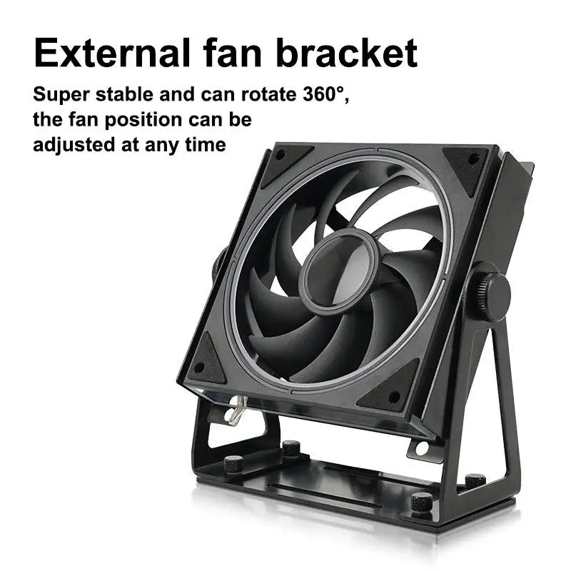 360° Pivoting PC Fan Mount for 120mm & 140mm Computer Fans PC Fan Mount Babs