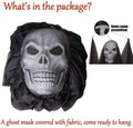 Halloween Hanging Ghost Decoration – Skull Mask, Light & Sound Halloween Decoration Babs No light no sound