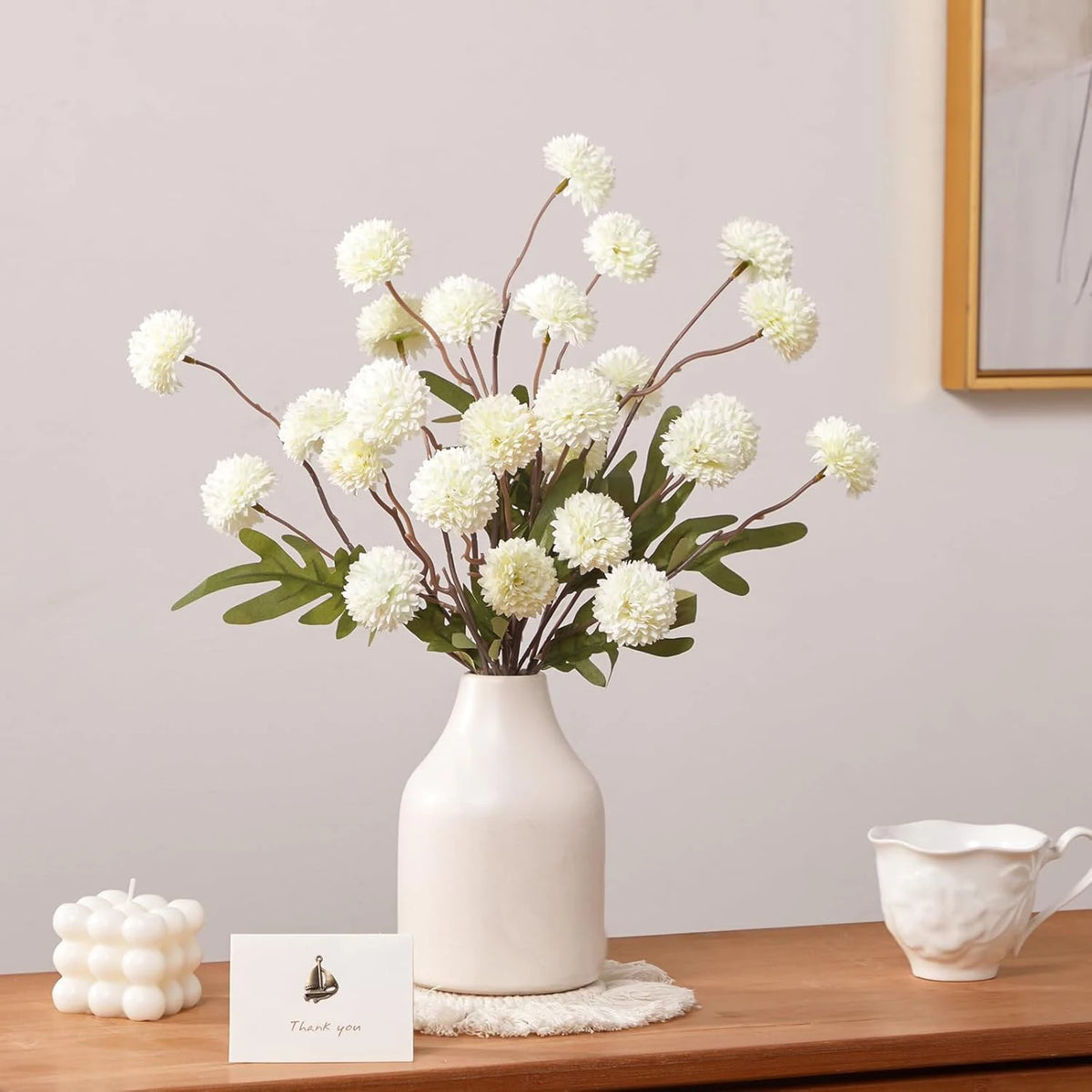 Silk Chrysanthemum Artificial Flowers for Wedding & Home Décor Artificial Silk Flowers Babs