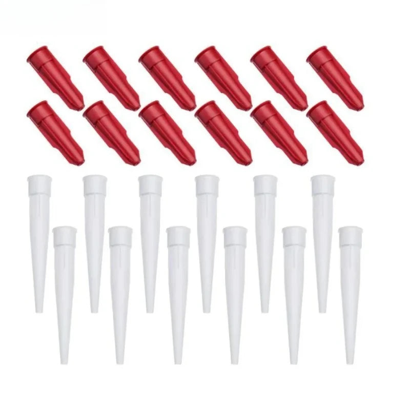 12Pcs Silicone Caulking Nozzle Kit – Spare Sealant Nozzles Caulking Nozzle Kit Babs