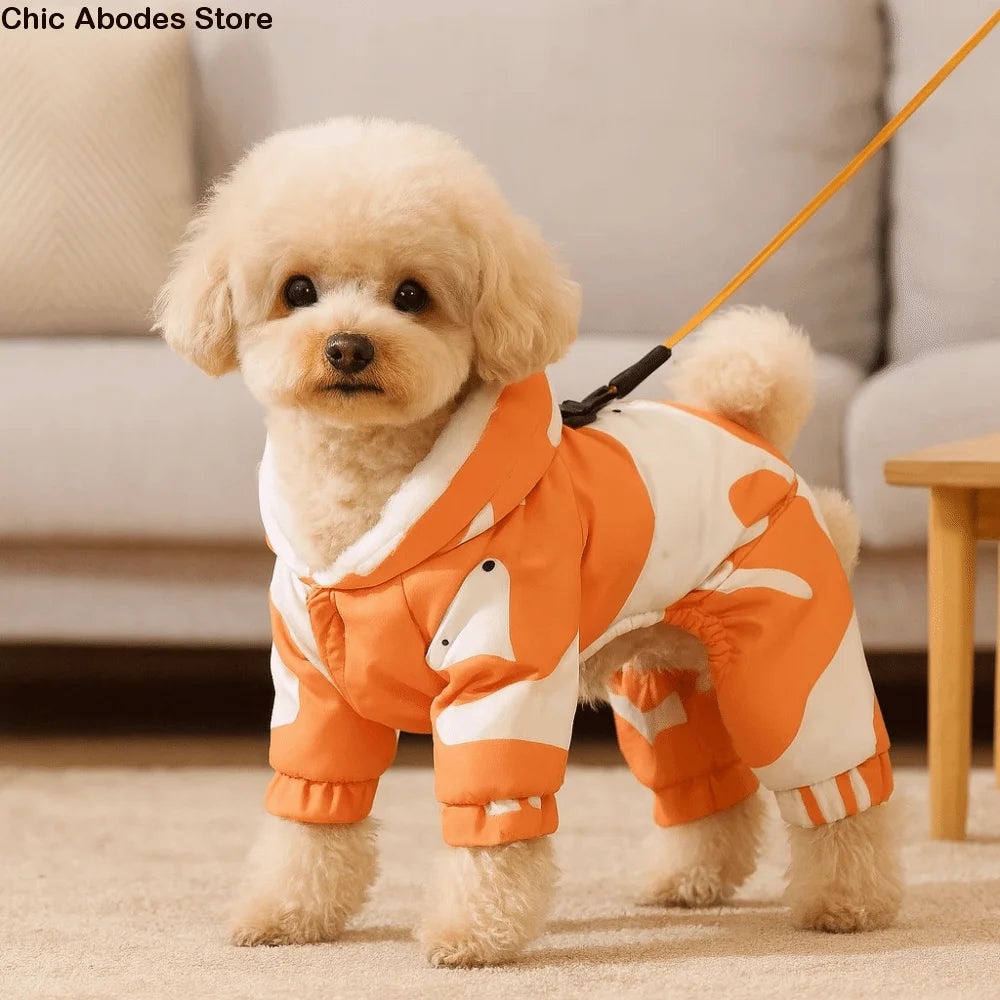 Dog Winter Fleece Jacket – Splash-Proof & Anti-Shedding Coat Dog Winter Jacket Babs